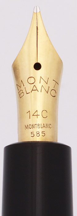 Montblanc 344 Fountain Pen (1951-7) - Basic Black w GT, Piston